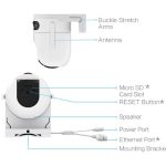 EZVIZ H9c Dual 2K 3MP+3MP Pan & Tilt WiFi Camera - Image 4
